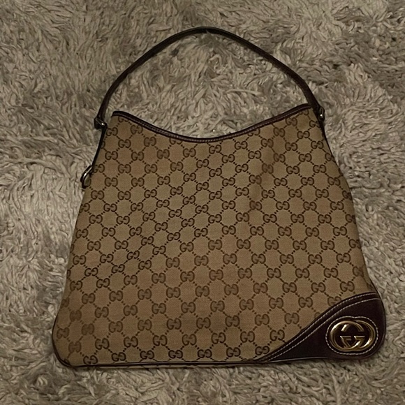 Gucci Handbags - Gucci monogram GG New Britt Hobo bought from Fashionphile for authentication
